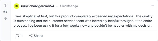 reddit review