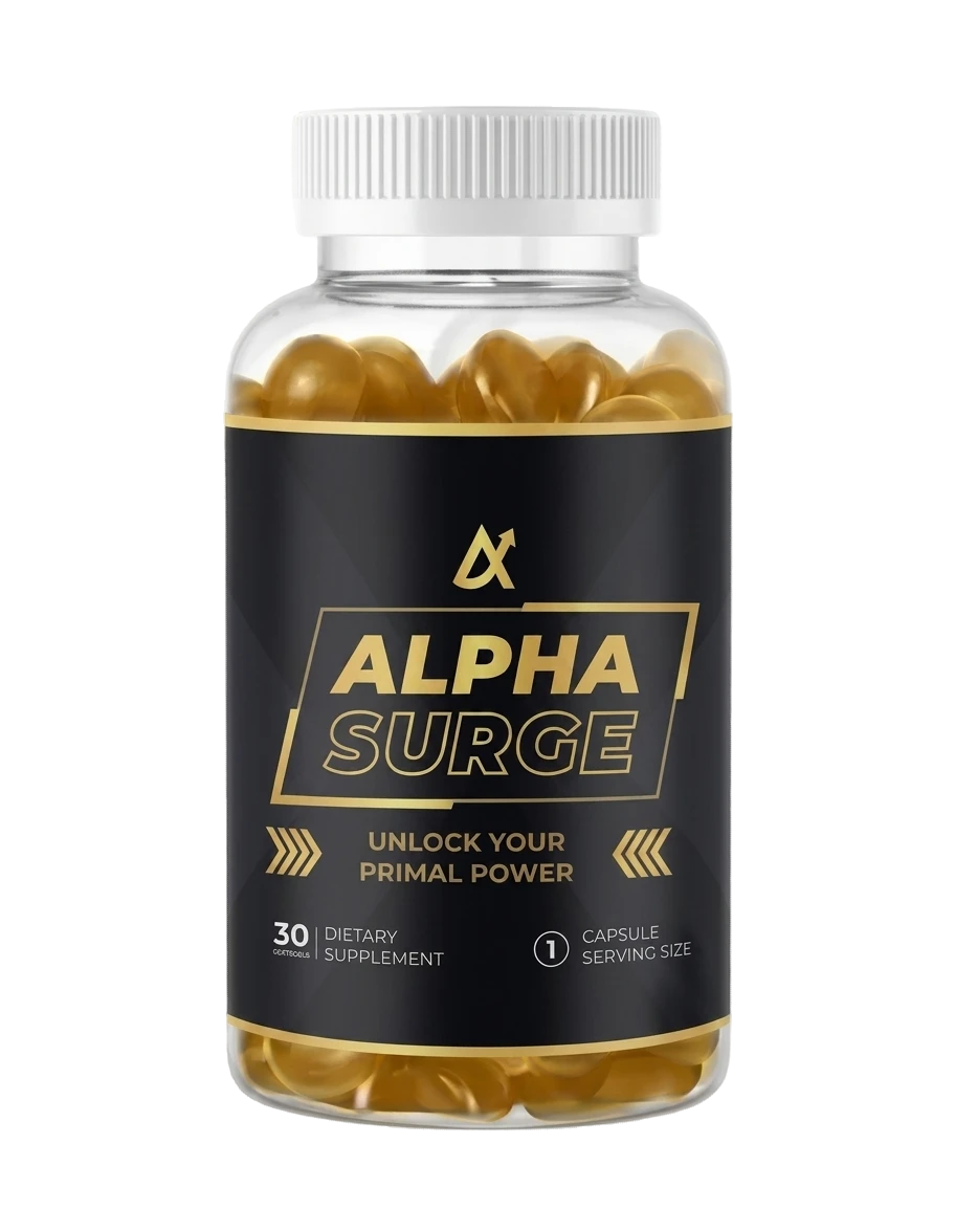Alpha Surge Supplement Bottle