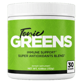 Tonic Greens Supplement Jar