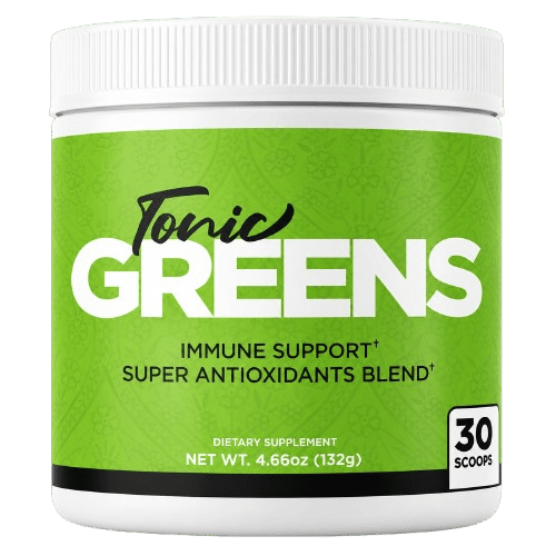 Tonic Greens Supplement Jar