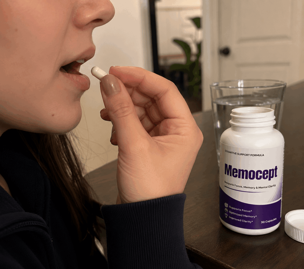 Taking memocept pills