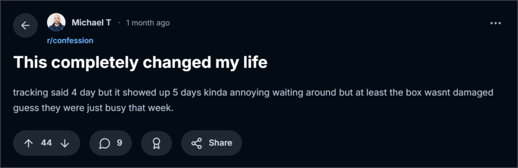 Customer reviews