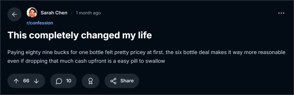Customer review