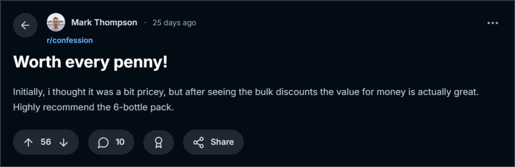 customer review