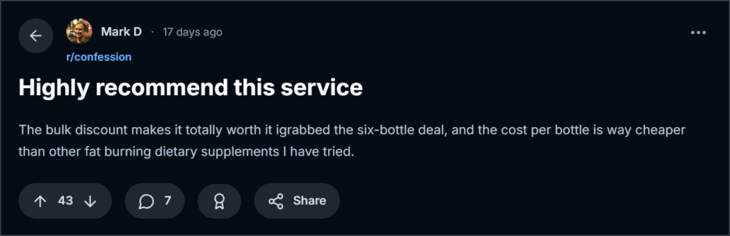 customer review
