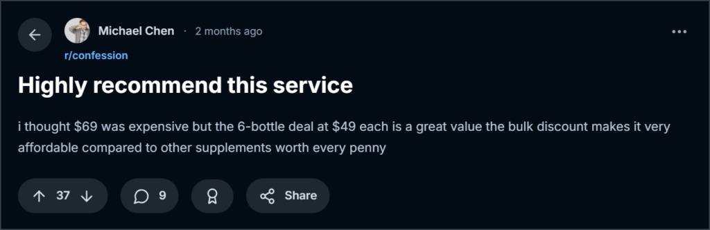 customer review