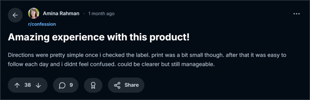 Customer reviews