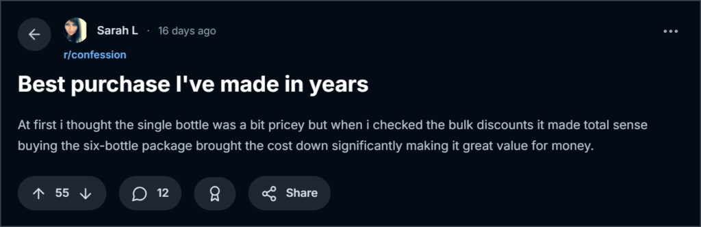 customer review