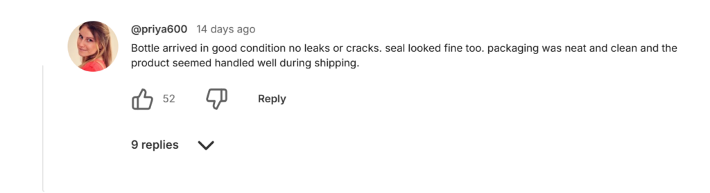 Customer reviews