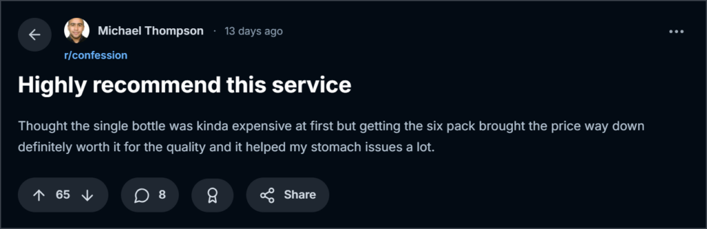 customer review