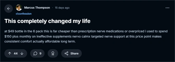 NervoCalmX Reddit Review