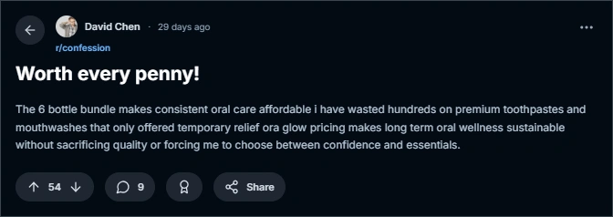 OraGlowPro Reddit Review