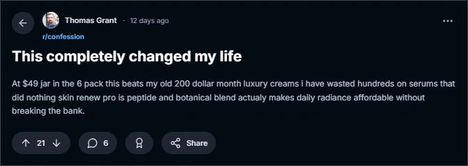 Skin Renew Pro Reddit Review