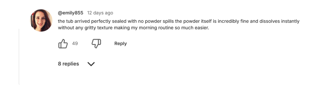 customer review