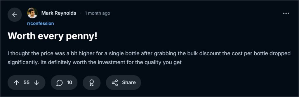 customer review