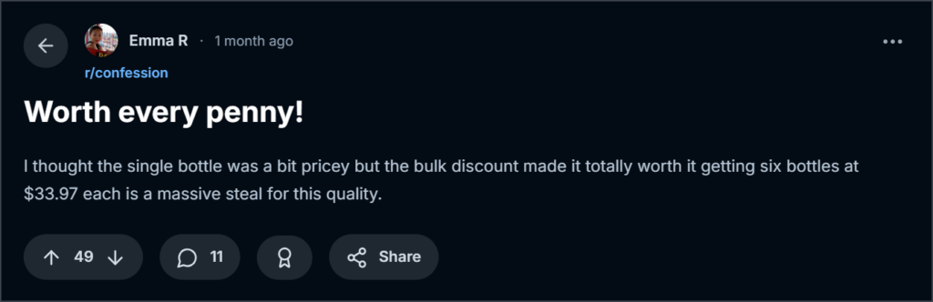 customer review