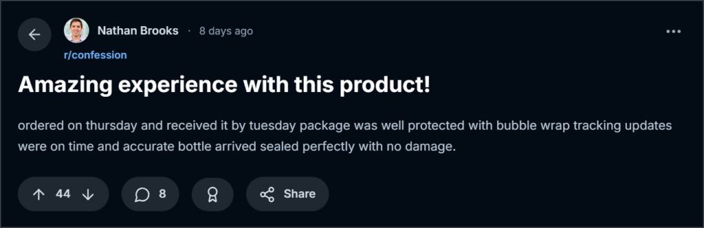 customer review